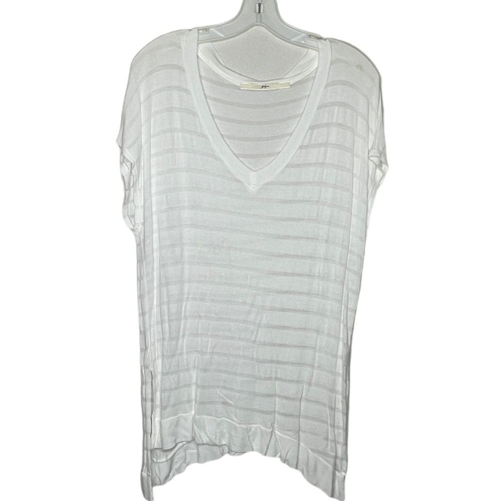 Gibson V-Neck Top‎ White